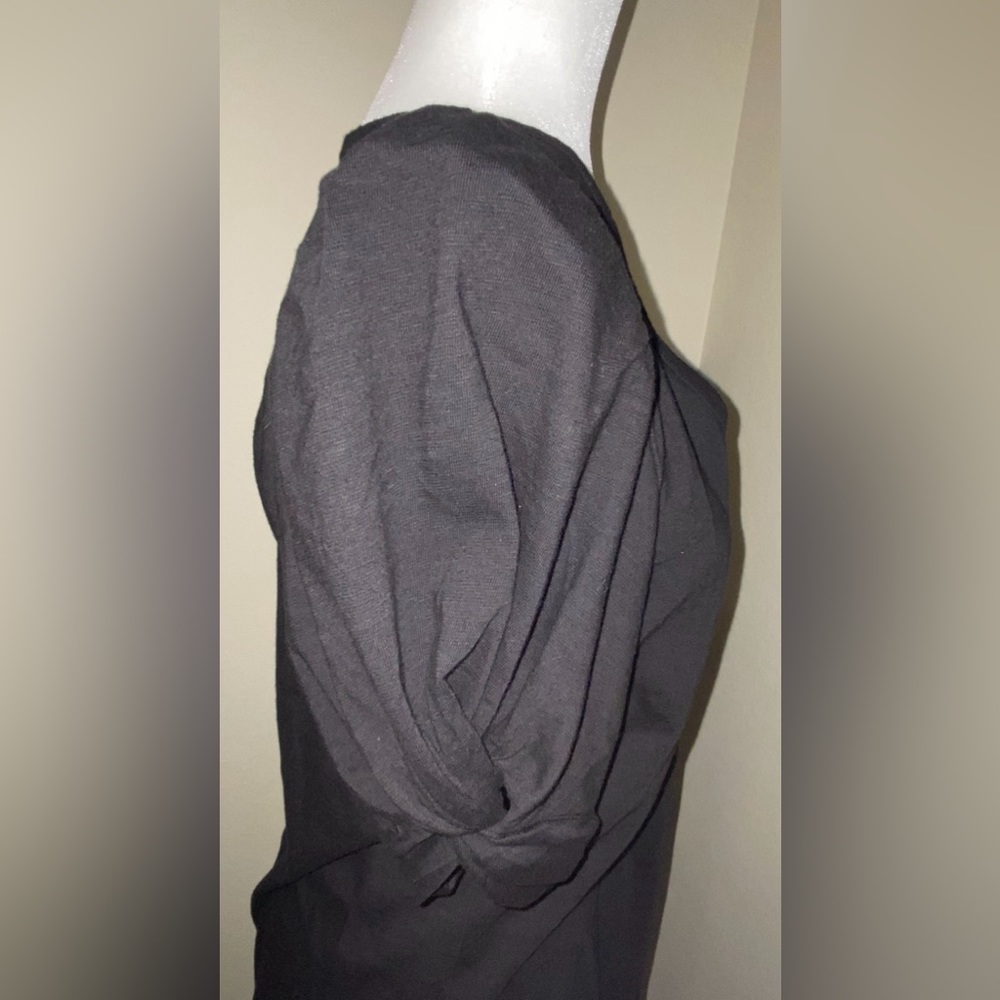 Anthropologie AMADI Black Dress Size Small Made in USA - Picture 6 of 10
